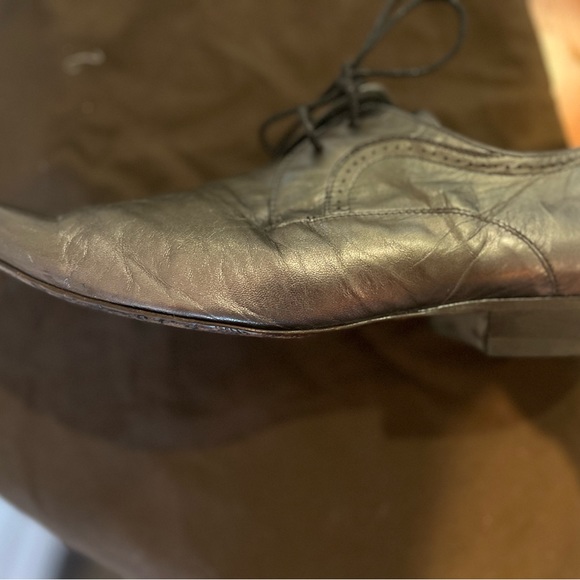 Exclusive Silver Toned Ted Baker Dress Shoes, unique and seriously gorgeous. S10 - Picture 6 of 6